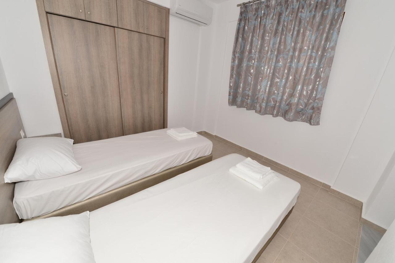 Skentos Apartments Sea View Polychrono Bagian luar foto